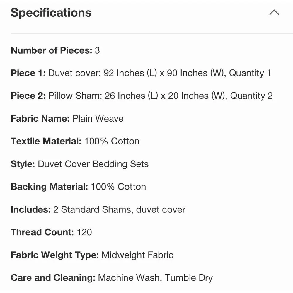 Jeremiah Brent Palacio Floral Duvet Cover Set Full Queen 3pc Cotton NEW $86.90